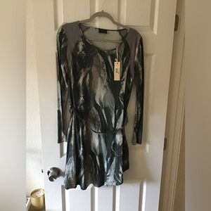 Diesel Multicolor Long Sleeve Dress